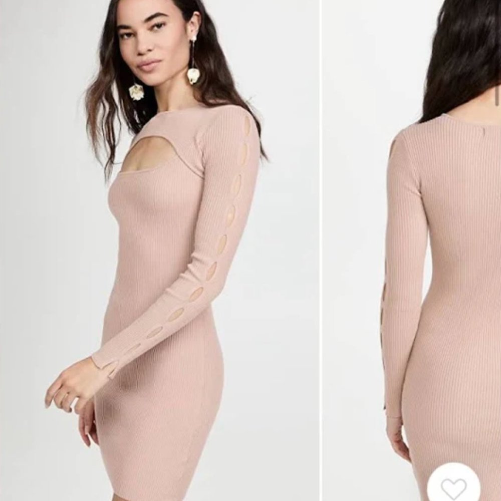 Never Worn Rebecca Minkoff Lauren Sweater Dress, Color: Light Pink, Size: XXL